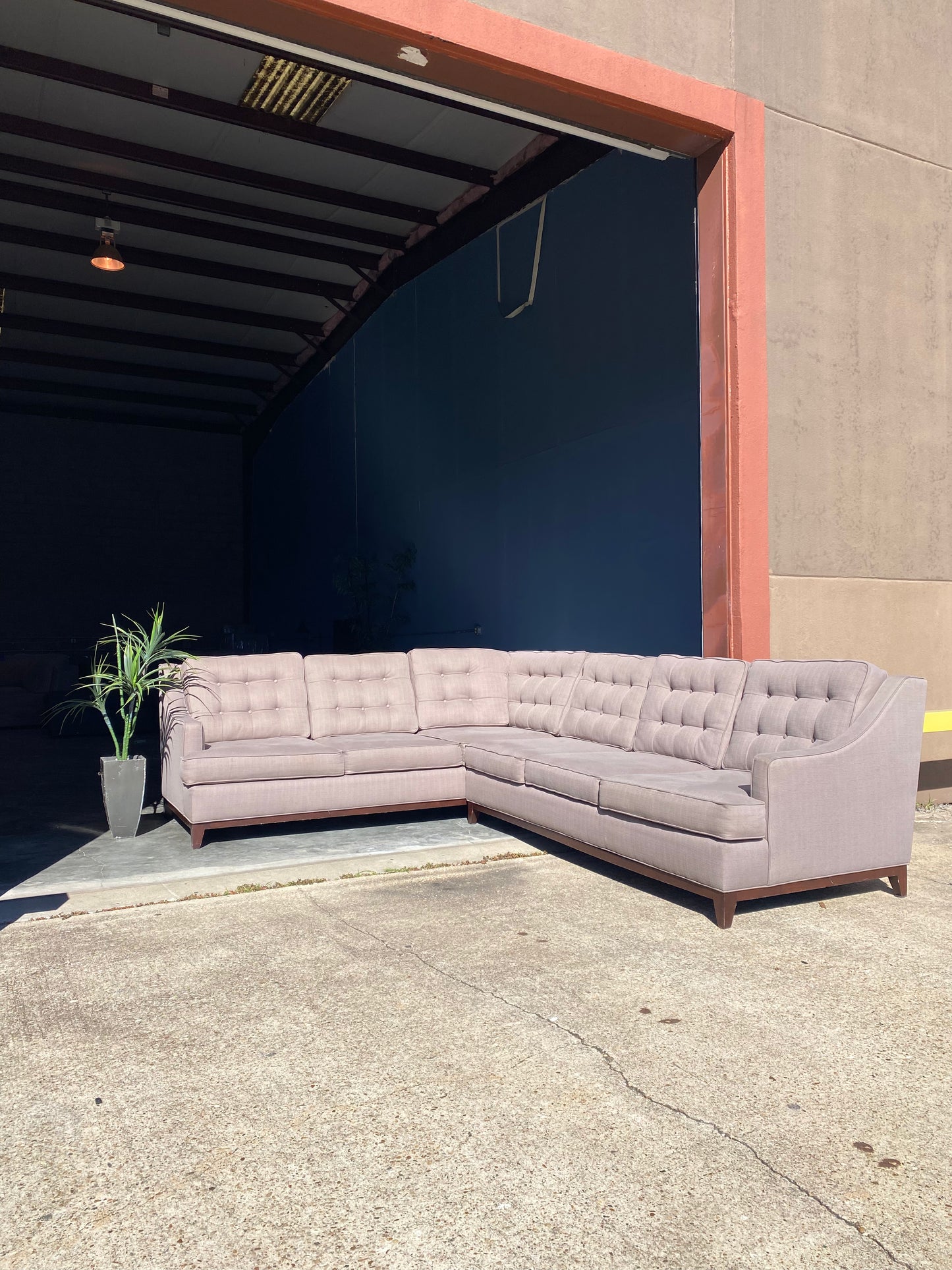 Light Grey Sectional Couch L Shape