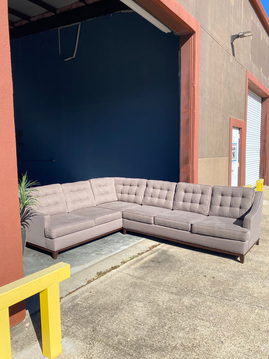 Light Grey Sectional Couch L Shape