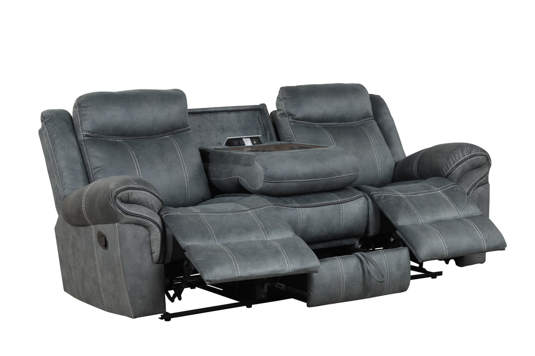 Andres Gray 3 Piece Reclining Living Room Set