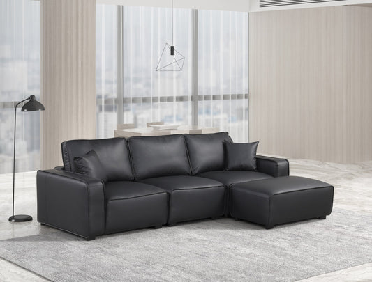 Columbia Black Modular Sectional