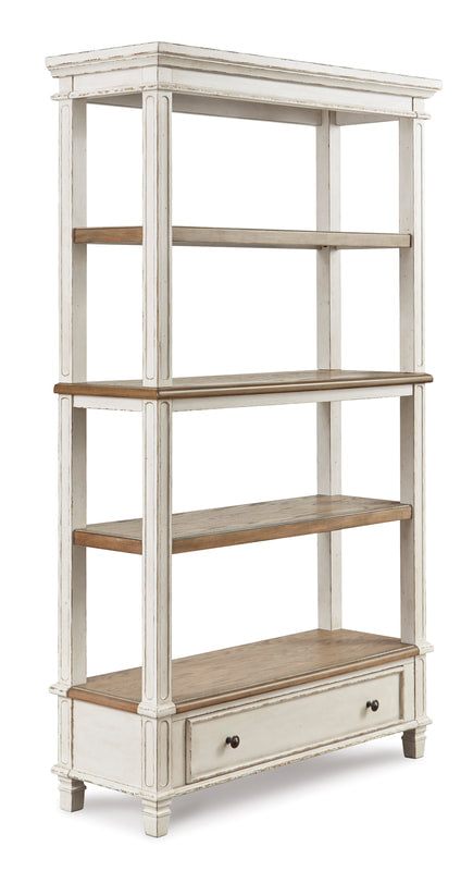 Ashley Realyn White Farmhouse Bookshelf