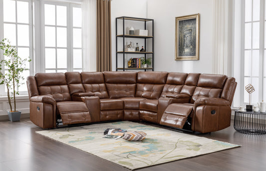 Jacob Saddle Reclining Sectional Couch