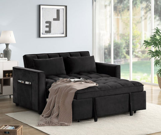 Black Sofa Sleeper Futon Couch