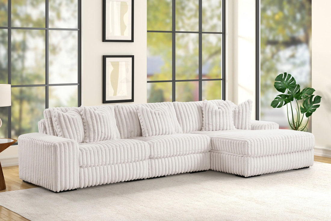 SUNDAY BEIGE 3PC Sectional