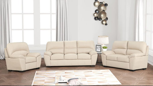 Tiffany Taupe 3 Piece Living Room Set