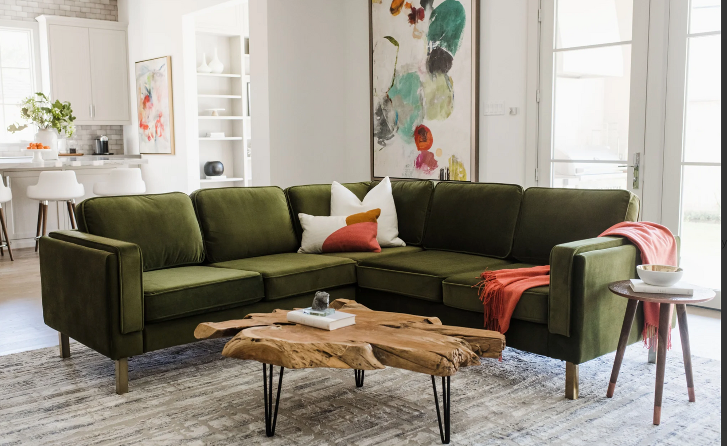 Modern L Shape Corner Sectional Couch